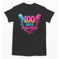 Baseball Ice Cream Drip 100 Days Of School Boys Girls 100th Unisex T-Shirt