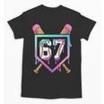 Baseball Ice Cream Drip 67 Player Dabbing Six Seven Boys Unisex T-Shirt
