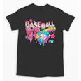 Baseball Ice Cream Drip Coquette Women Girls Mom Mama Unisex T-Shirt