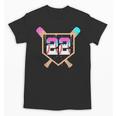 Baseball Ice Cream Drip Number 22 Player 22nd Birthday Unisex T-Shirt Baseball Ice Cream Drip Number 22 Player 22nd Birthday Unisex T-Shirt