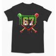 Baseball Ice Cream Drip Number 67 Player 6 7 Christmas Pjs Unisex T-Shirt