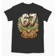 Baseball Ice Cream Drip Number 67 Playground Player 67th Unisex T-Shirt