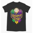 Baseball Ice Cream Respect The Drip Mardi Gras Carnival Boys Unisex T-Shirt