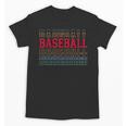 Baseball Layered Text Team Player Coach Youth Unisex T-Shirt