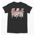 Baseball Mama Lightning Bolt Checkered Varsity Mother's Day Unisex T-Shirt
