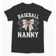 Baseball Nanny Baseball Coquette Bow Unisex T-Shirt