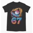 Baseball Player 67 Number 67th Sports Ice Cream Drip Unisex T-Shirt Baseball Player 67 Number 67th Sports Ice Cream Drip Unisex T-Shirt