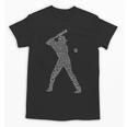 Baseball Player Typography Word Art Unisex T-Shirt
