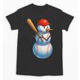 Baseball Snowman Merry Christmas Xmas Pajamas Men Women Kids Unisex T-Shirt Baseball Snowman Merry Christmas Xmas Pajamas Men Women Kids Unisex T-Shirt