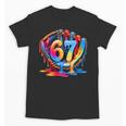 Baseball Stuff Six Seven 67 Ice Cream Drip 6 7 Baseball Kids Unisex T-Shirt