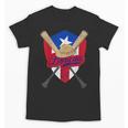 Boricua Puerto Rico Baseball Coqui Frog Pava Hat Fan Unisex T-Shirt Boricua Puerto Rico Baseball Coqui Frog Pava Hat Fan Unisex T-Shirt