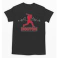 Boston Lovers Skyline Retro Baseball Heartbeat Men Women Unisex T-Shirt