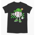 Boys St Patricks Day Baseball Player Pitcher Coach Kids Unisex T-Shirt Boys St Patricks Day Baseball Player Pitcher Coach Kids Unisex T-Shirt