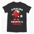 Boys Valentines Baseball Drip Icecream Stealing Hearts Kids Unisex T-Shirt Boys Valentines Baseball Drip Icecream Stealing Hearts Kids Unisex T-Shirt