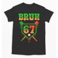 Bruh 67 Baseball Christmas Gingerbread Drip Number 67 Player Unisex T-Shirt Bruh 67 Baseball Christmas Gingerbread Drip Number 67 Player Unisex T-Shirt
