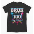 Bruh It's My 100 Days Of School Baseball Ice Cream Drip Boys Unisex T-Shirt Bruh It's My 100 Days Of School Baseball Ice Cream Drip Boys Unisex T-Shirt