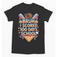 Bruh I Scored 100 Days Of School Baseball Ice Cream Drip Tee Unisex T-Shirt Bruh I Scored 100 Days Of School Baseball Ice Cream Drip Tee Unisex T-Shirt