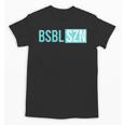 BSBL SZN Baseball Season Game Day Boys Girls Youth Unisex T-Shirt