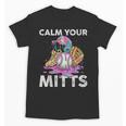 Calm Your Mitts Baseball Ice Cream Drip Crossed Bats Sport Unisex T-Shirt Calm Your Mitts Baseball Ice Cream Drip Crossed Bats Sport Unisex T-Shirt
