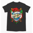 Christmas Baseball Ice Cream Drip Santa Baseball Player Kids Unisex T-Shirt