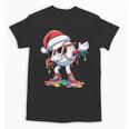 Christmas Baseball Ice Cream Dripping Santa Baseball Drip Unisex T-Shirt Christmas Baseball Ice Cream Dripping Santa Baseball Drip Unisex T-Shirt