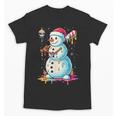 Christmas Baseball Snowman Drip For Boys Men Girls Women Unisex T-Shirt Christmas Baseball Snowman Drip For Boys Men Girls Women Unisex T-Shirt