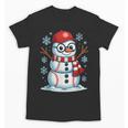 Christmas Baseball Snowman Xmas Pajamas Women Men Boys Unisex T-Shirt Christmas Baseball Snowman Xmas Pajamas Women Men Boys Unisex T-Shirt