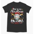 This Is My Christmas Pajama Shirt Baseball Xmas PJs Boys Men Unisex T-Shirt