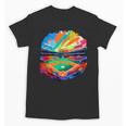 Colorful Baseball Field Home Run Baseball Player Fans Unisex T-Shirt Colorful Baseball Field Home Run Baseball Player Fans Unisex T-Shirt