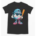 Cool Ice Cream Drip Baseball Drip For Boys Sports Kids Unisex T-Shirt