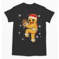 Gingerbread Man Baseball Christmas Unisex T-Shirt