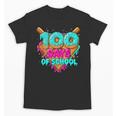 Happy 100 Days Of School Costume Baseball Drip Ice Cream Unisex T-Shirt Happy 100 Days Of School Costume Baseball Drip Ice Cream Unisex T-Shirt