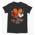 Happy Valentines Day Basketball Baseball Football Boys Unisex T-Shirt