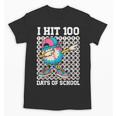 I Hit 100 Days Of School Baseball Ice Cream Drip Boys Girls Unisex T-Shirt I Hit 100 Days Of School Baseball Ice Cream Drip Boys Girls Unisex T-Shirt