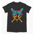 HUGvyn 67 Baseball Ice Cream Drip Six Seven Genz Alpha Slang Unisex T-Shirt