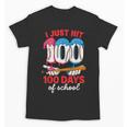 HUGvyn I Just Hit 100 Days Of School Baseball Ice Cream Boys Unisex T-Shirt HUGvyn I Just Hit 100 Days Of School Baseball Ice Cream Boys Unisex T-Shirt