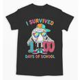 HUGvyn I Survived 100 Days Of School Baseball 6 7 Ice Cream Unisex T-Shirt
