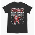 Jingle Ballers Plaid Santa Dabbing Baseball Christmas Unisex T-Shirt Jingle Ballers Plaid Santa Dabbing Baseball Christmas Unisex T-Shirt