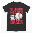 Kids Stealing Hearts Like I Steal Bases Cute Baseball Boys Unisex T-Shirt Kids Stealing Hearts Like I Steal Bases Cute Baseball Boys Unisex T-Shirt