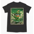 Leprechaun Playing Baseball Japanese Art St Patricks Day Unisex T-Shirt Leprechaun Playing Baseball Japanese Art St Patricks Day Unisex T-Shirt