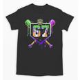 Mardi Gras Baseball Carnival Party Ice Cream Drip Boys Unisex T-Shirt Mardi Gras Baseball Carnival Party Ice Cream Drip Boys Unisex T-Shirt
