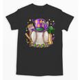 Mardi Gras Baseball Jester Hat Fleur De Lis Boys Girls Kids Unisex T-Shirt
