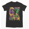 Mardi Gras Six Seven Baseball Drip Number 6 7 Meme Unisex T-Shirt Mardi Gras Six Seven Baseball Drip Number 6 7 Meme Unisex T-Shirt