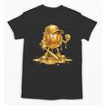 Melting Baseball Mascot Slugger Bat Cap Cartoon Unisex T-Shirt Melting Baseball Mascot Slugger Bat Cap Cartoon Unisex T-Shirt