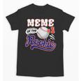 Meme Rookie Of Year 1st Birthday Baseball Theme Matching Unisex T-Shirt Meme Rookie Of Year 1st Birthday Baseball Theme Matching Unisex T-Shirt