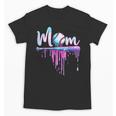 Mom Baseball Ice Cream Drip Birthday Boy Family Unisex T-Shirt Mom Baseball Ice Cream Drip Birthday Boy Family Unisex T-Shirt