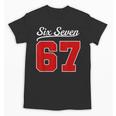 Number 67 Numbered Six Seven Baseball Jersey Style Team 67 Unisex T-Shirt Number 67 Numbered Six Seven Baseball Jersey Style Team 67 Unisex T-Shirt