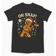 Oh Snap Gingerbreadman Christmas Baseball Unisex T-Shirt