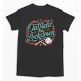 Outfield On Lockdown Baseball Defense Sports Unisex T-Shirt Outfield On Lockdown Baseball Defense Sports Unisex T-Shirt
