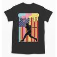 Retro Baseball Drip Boys Ice Cream Patriotic American Flag Unisex T-Shirt Retro Baseball Drip Boys Ice Cream Patriotic American Flag Unisex T-Shirt